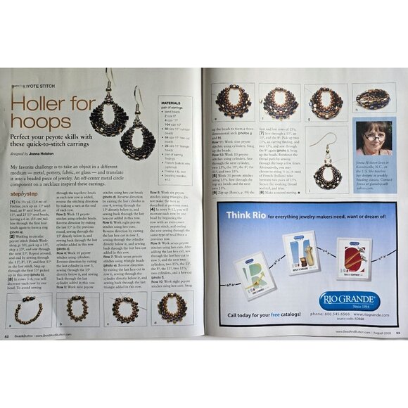 Bead And Button Magazine August 2008 Create A Beautiful Wire Work Pendant - Picture 6 of 14